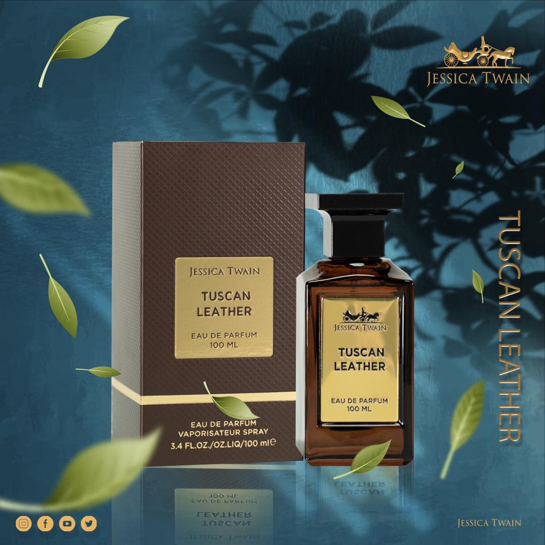 ادکلن تام فورد توسکان لدر برند جسیکا تویین حجم ۱۰۰ میلی لیتر